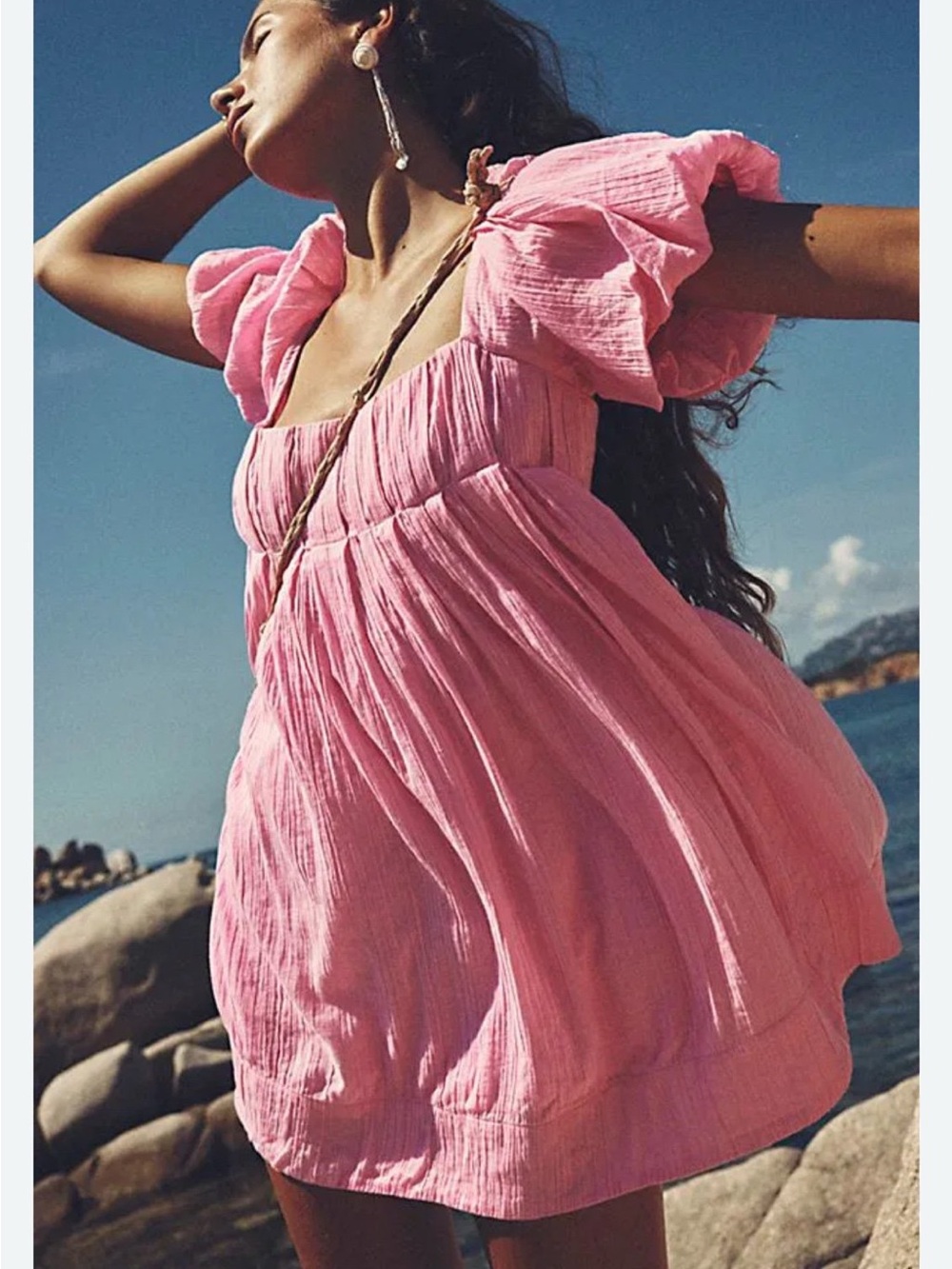 FREE PEOPLE Marina Mini Dress s - Picture 4 of 13